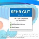 Faszienrolle "Let's Roll" von Sportastisch im Detail-Check
