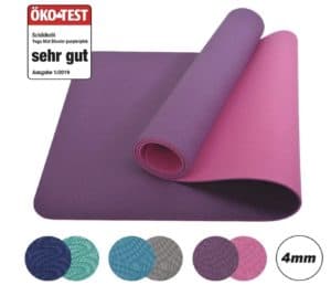 Fitness Yogamatte Bicolor Oeko Test