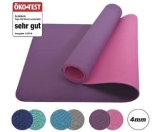 Fitness Yogamatte Bicolor: Die Yogamatte für Umweltbewusste