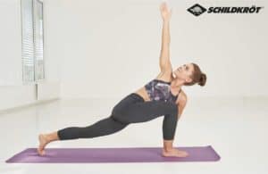 Fitness Yogamatte Bicolor Yogapose 1