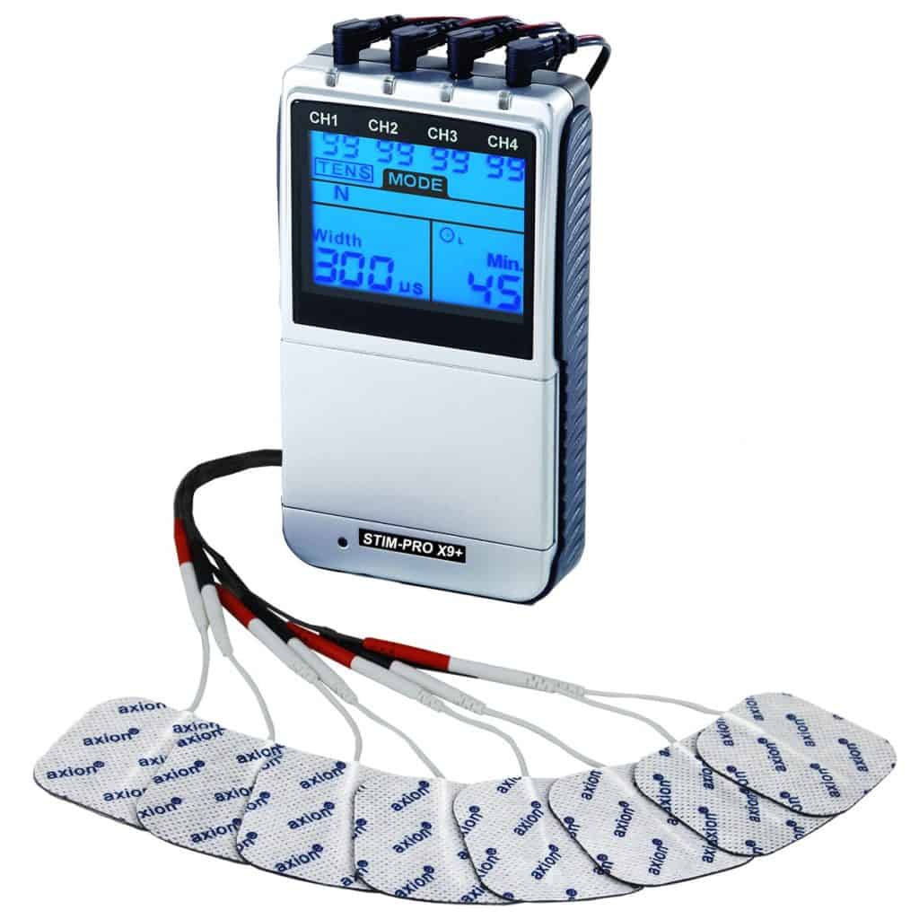 Stim Pro X9+ – 4-Kanal TENS-EMS Kombi-Gerät von Axion im Detail-Check