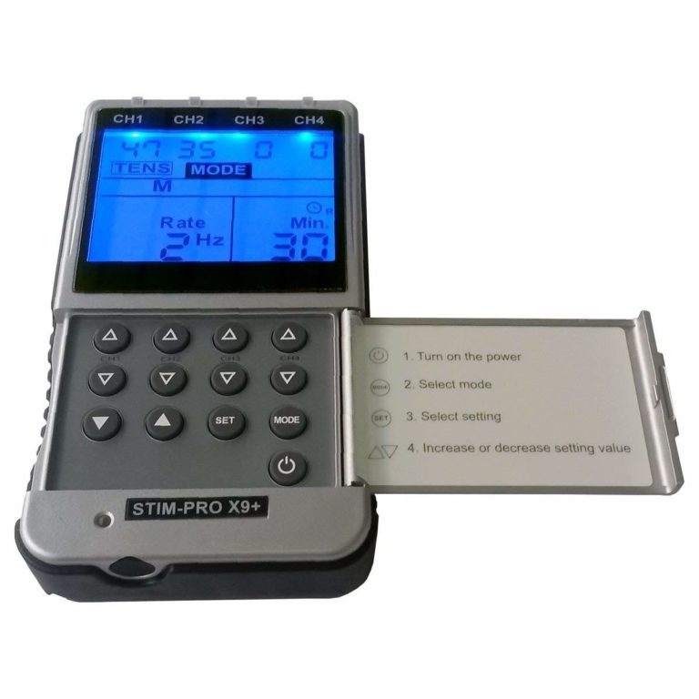 Stim Pro X9+ – 4-Kanal TENS-EMS Kombi-Gerät von Axion2