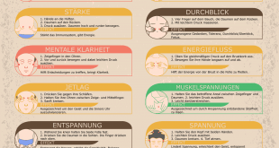 Gesichts Massage Anleitung Ratgeber Infografik